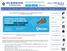 Tablet Screenshot of gleesonagencies.com.au